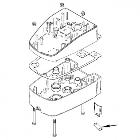 RIC _ Cache plastique pour carter inférieur de GEKO