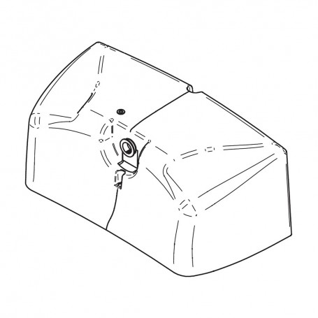 RIC _ Carter de moteur LIVI 502 en Moplen gris RAL 7046