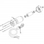 RIC _ Stator 73x38 H80 monophasé 4 pôles 220V 50Hz