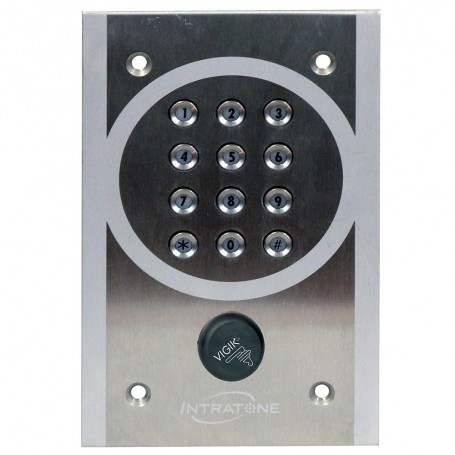 HCC12-LVP-0 - Clavier codé 12 touches inox + Lecteur de proximité Vigik+