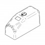 RIC _ Groupe carter réducteur LIVI 500+clé euro locks RAL 7001