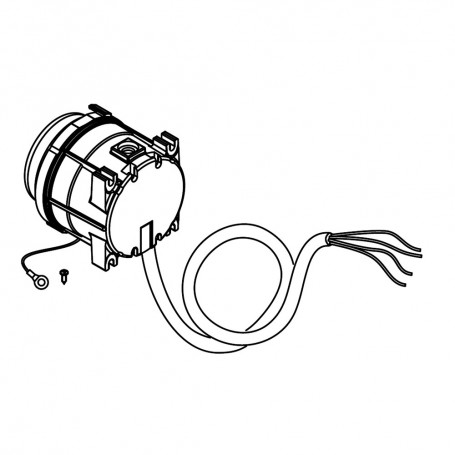 RIC _ Groupe calotte moteur Livi 500 (série 3)+stat. 4 pôles