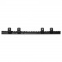 111 Crémaillère en nylon armée 6pts de fixations + vis rondelles 800kg