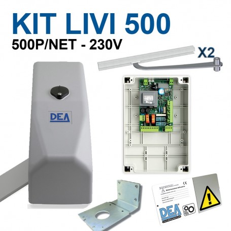 Art. KIT LIVI 500P/NET 1moteur+Net230+Plaque Ver +bras 560BB