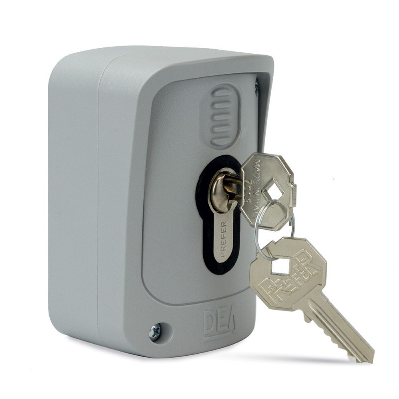 GT-KEY DEA - Sélecteur à clé en aluminium anti-vandale