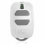 GTI2M: Émetteur blanc, 2 fonctions, clonable, 433 MHz, avec 3 possibilité de cod