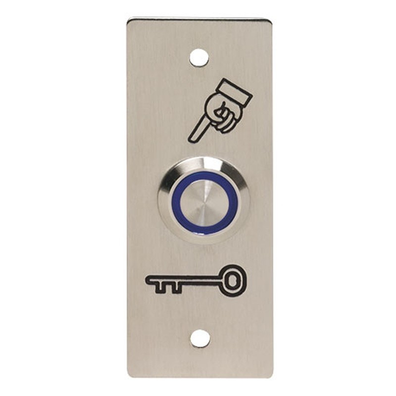 Lot De 10 Boutons-Poussoirs Momentanés Étanches IP65 19mm - Acier Inox, 1NO, 12-250V, 3A