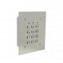 Clavier 2 Relais 60 codes touches métalliques plaque inox