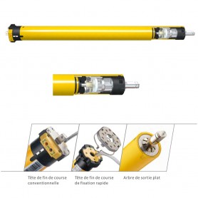 Connecteur électrique clipsable 4 fils 12/24V ou 230V