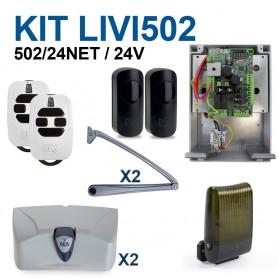 Art. KIT LIVI 500P/NET 1moteur+Net230+Plaque Ver +bras 560BB