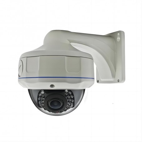 Camera dome IP POE 5MP Onvif vision nocturne led blanche 2.8-12mm