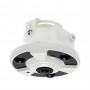 Camera dome 360 IP POE 5MP Onvif vision nocturne led blanche