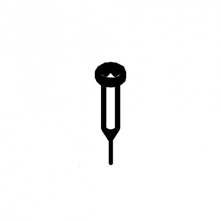 RIC _ Vis autof. tête  bombée cruciforme zinguée Ø2.9x16 UNI 6954