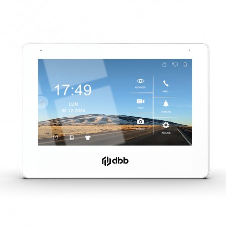 Moniteur 7 HD Blanc Tactile