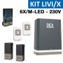 KIT LIVI 6X/M-LED : Kit complet 230V capacité 600 Kg