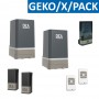 GEKO/X/PACK - Kit moteurs 24V + NET24N + Récept. incorporé sans bras