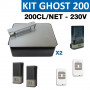 KIT 200CL/NET: Kit complet 230V avec platine NET230N, câble de 8m