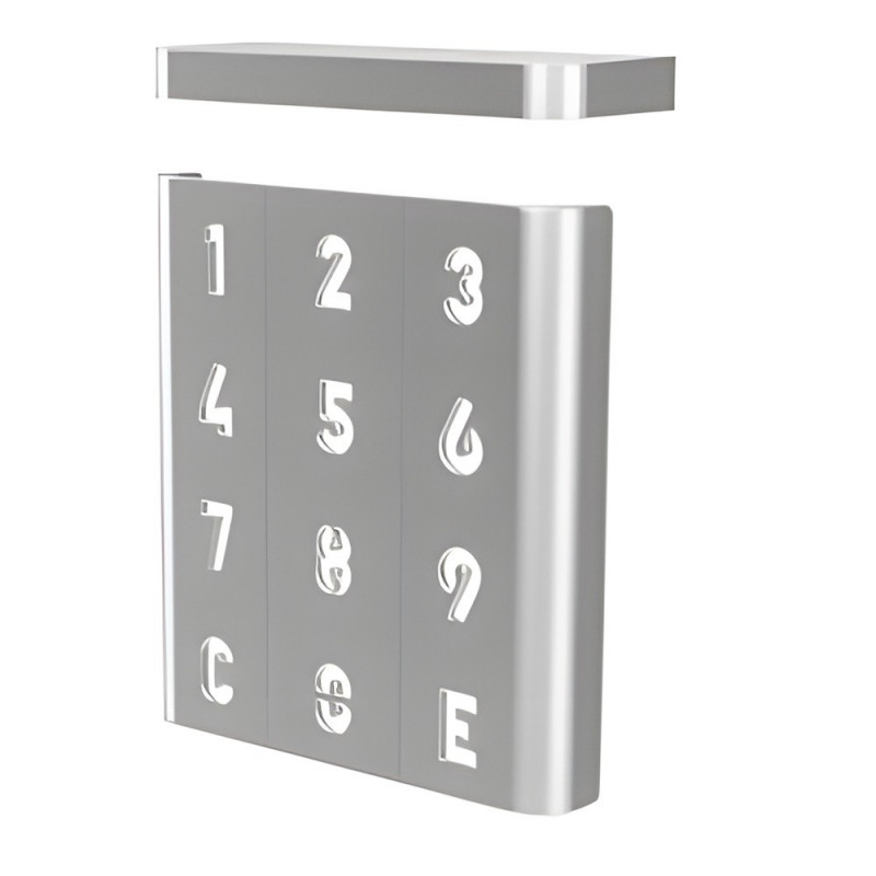 DIGICOVER SILVER DEA — Kit de personnalisation effet aluminium