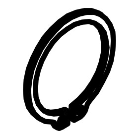 RIC _ Circlips externe inox Ø30 UNI 7435-22