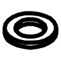 RIC _ Rondelle plate zinguée Ø10 UNI 6592