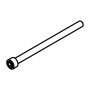 RIC _ Vis TCHC 8.8 zinguée M8x120 demi-filet UNI 5931