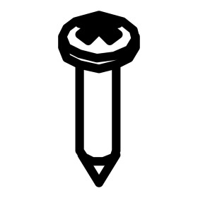 RIC _ Vis autof. tête  bombée cruciforme zinguée Ø5.5x25 UNI 6954