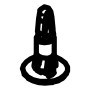 RIC _ Entretoise avec double fixation rapide  trou 4,0/5,4