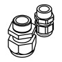 RIC _ Presse-étoupe polyamide M16x1,5 Øcâble 5-10 RAL7035