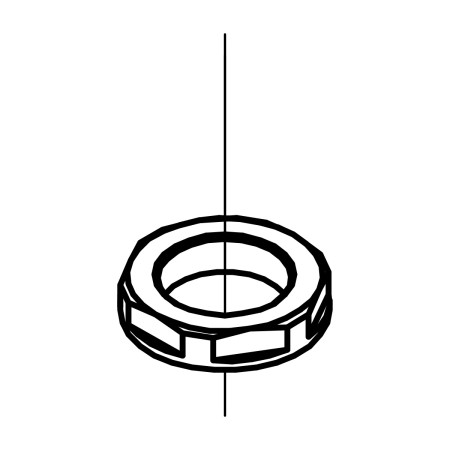 RIC _ Ecrou de presse-étoupe M20 RAL7035