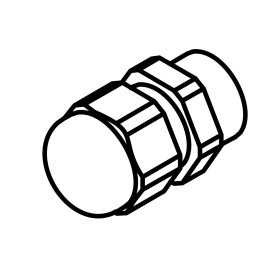RIC _ Presse-étoupe polyamide M16x1,5 Øcâble 5-10 NOIR