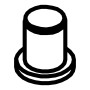 RIC _ Bouchon pour presse-étoupe M16 ral 7035