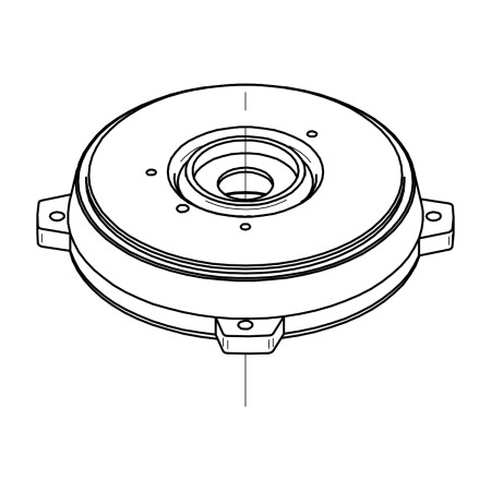 RIC _ Protection moteur MEC 80-4T47- 5.5 -LA usinée  pour 18RR