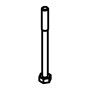 RIC _ Tige zinguée M5 L65 filet L15mm