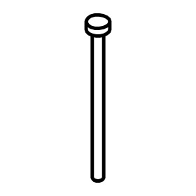 RIC _ Axe de déverrouillage Ø5 L82.5 zinguée