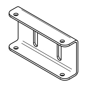 RIC _ Plaque de fixation zinguée pour moteur GEKO/X