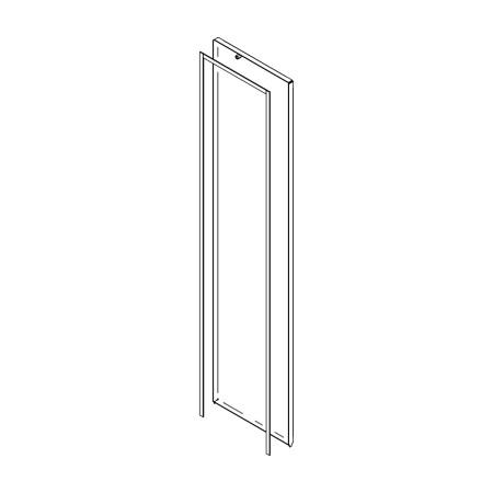 RIC _ Porte arrière TRAFIK INOX cataphorèse + thermolaquage RAL 7016
