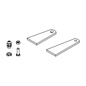 RIC _ Sachet d'accessoires patte de fixation MAC
