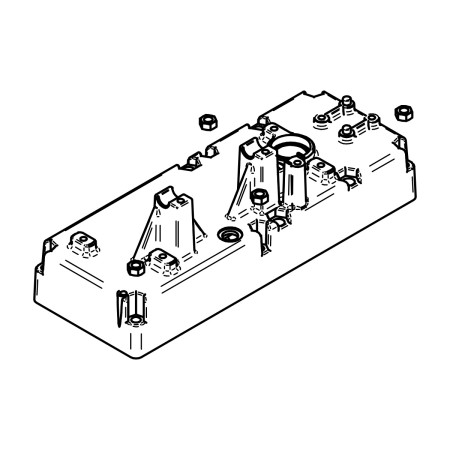 RIC _ Groupe calotte moteur supérieure Angolo+douilles
