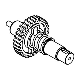 RIC _ Groupe de déverrouillage int. avec engr. bronze M3 Z32 Øe102 Gulliver