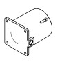 RIC _ Groupe calotte avec stator encastré 90x50 H60 4 pôles
