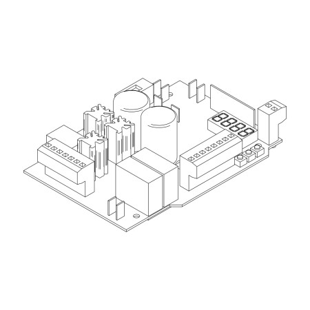 RIC _ 124RRZ: Platine électronique (sans boîtier) pour Spazio 703S.
