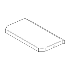 RIC _ Couvercle barrière STOP/N INOX painte RAL 7016