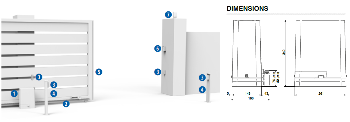 Exemple d’installation type DEA LIVI/X