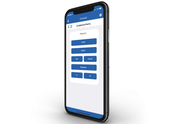 Commande DEAuser du portillon par smartphone